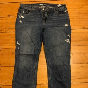 Distressed Denim Jeans